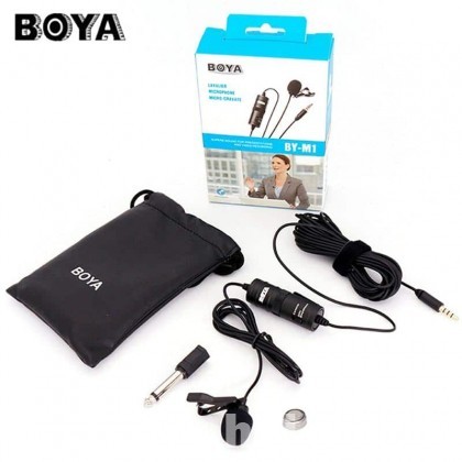 Boya BY-M1 Omnidirectional Lavalier Microphone (Original)